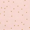 serviette papier rose à pois doré
