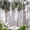 Décoration mariage - Attrape rêve Blanc - Lot de 3