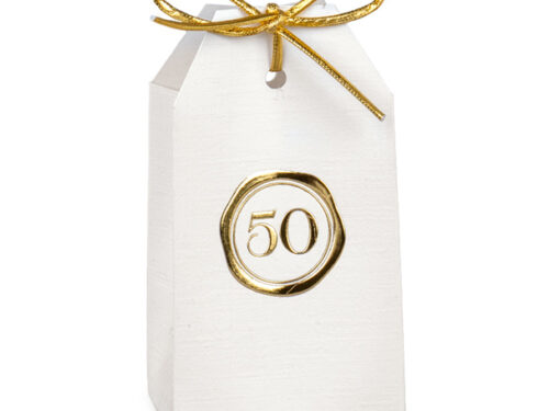 boite a dragees 50 noces d'or anniversaire 50 ans