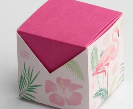 boite à dragées alizée flamand rose