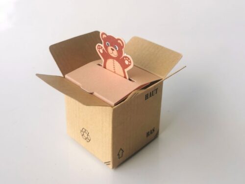 boite a dragees cube ourson