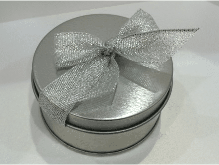 Boite à dragées ronde en Métal - Sans fenêtre