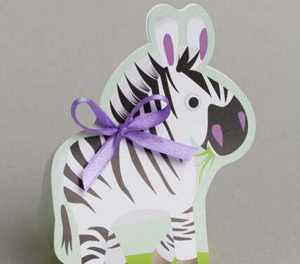 boite à dragées zèbre