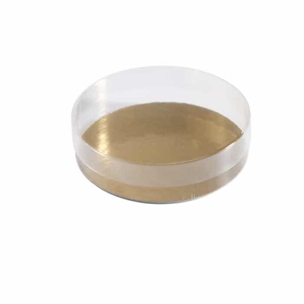 contenant dragees avec fond or