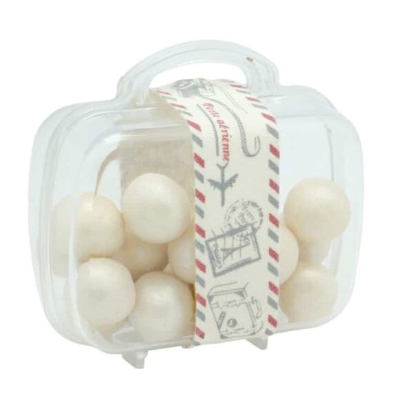 contenant dragees valise en plexi