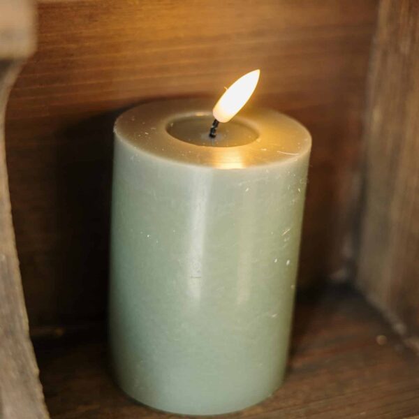 bougie led cire 10 cm