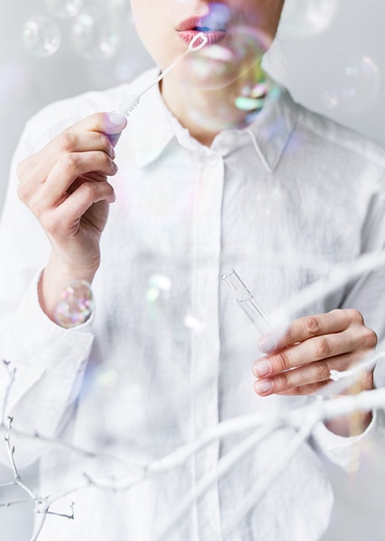 bulle de savon mariage