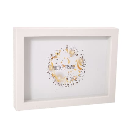 cadre photo blanc