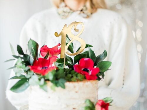 cake topper 18 ans or
