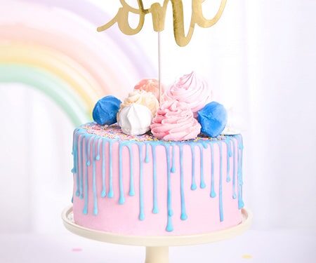 cake topper one or