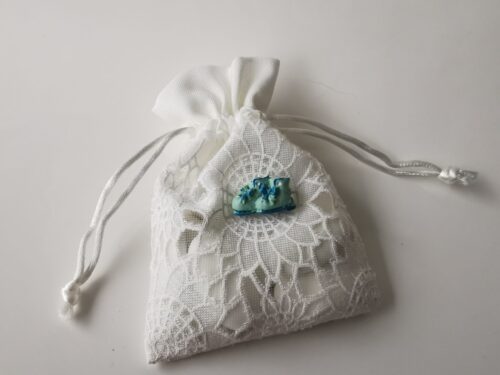 chausson bleu sticker