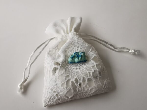 chausson bleu sticker