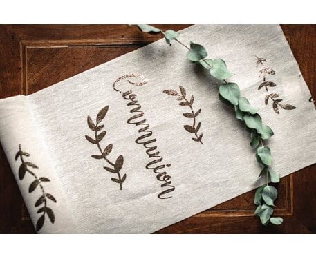 chemin de table communion en lin