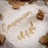 Chemin de table- Organza - "Communion"-Or