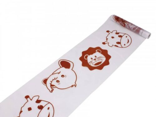 Baptême thème jungle - Chemin de table