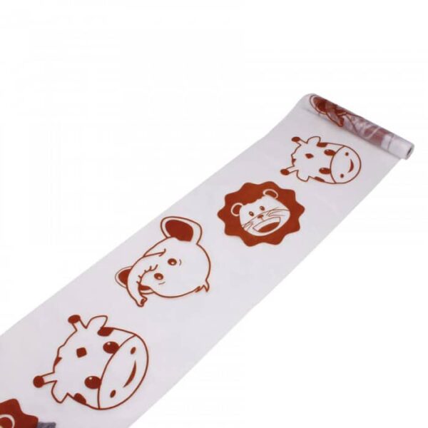 Baptême thème jungle - Chemin de table