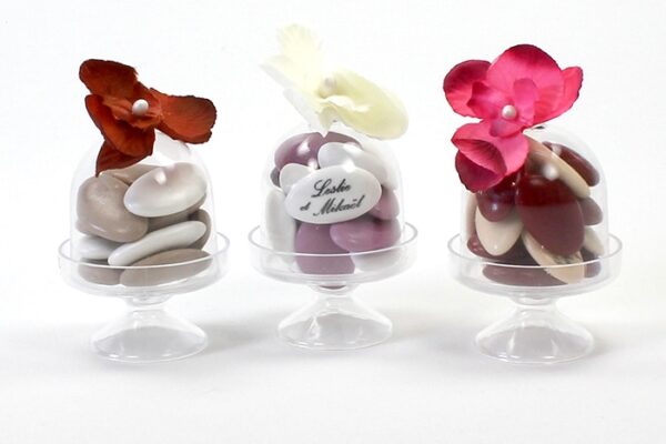 Cloche à dragées  sur pied - Plexi