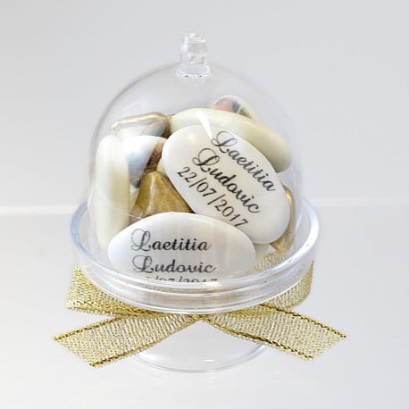 Cloche à dragées  sur pied - Plexi