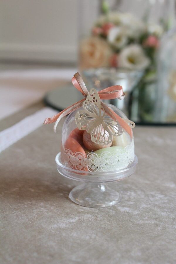 Cloche à dragées  sur pied - Plexi