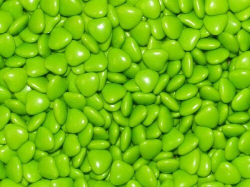 dragées cœur vert anis