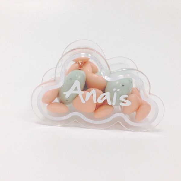contenant dragees nuage bapteme
