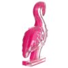contenant dragees flamant rose en plexi theme tropical