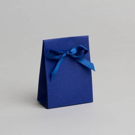 Mini Pochon à dragées - Bleu Marine - Lot de 10