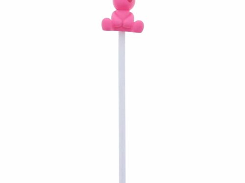 dragees ourson fuchsia crayon