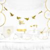 deco communion blanc et or