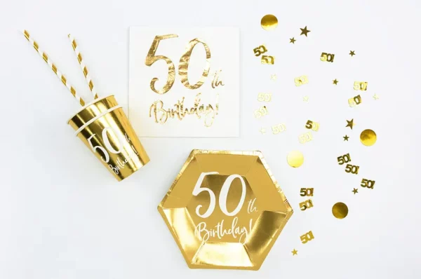 Confettis - 50 ans - Or