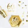 deco Anniversaire 60 ans or