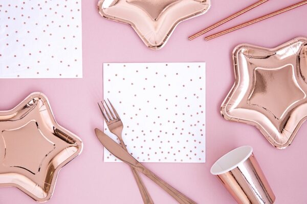deco table rose gold