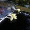 deco voiture mariage jaune