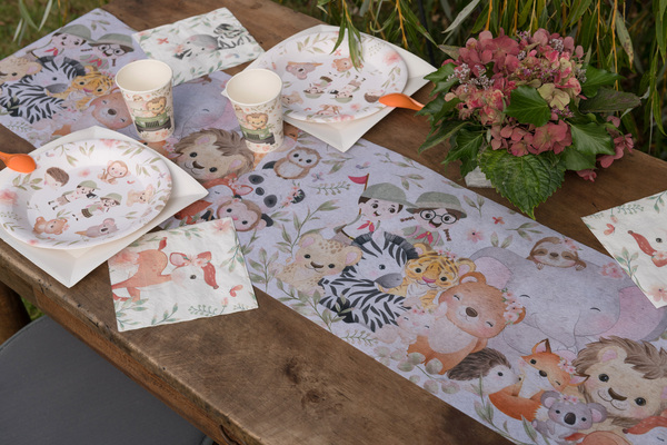 decoration bapteme anniversaire safari explorateur