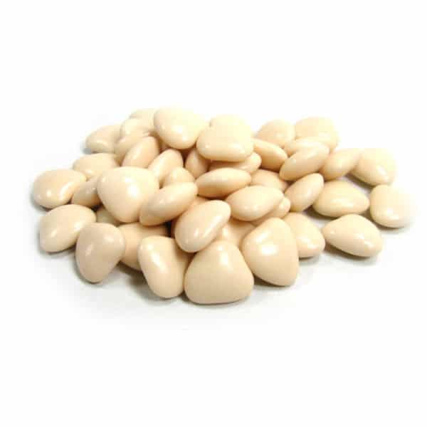 Dragées coeur ivoire