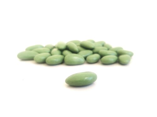 dragées amande vert eucalyptus dragées amande vert eucalyptus