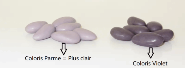 Dragées amandes Opéra- Violet - 500g