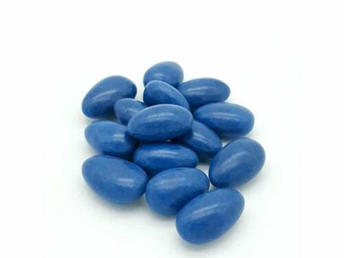 dragées amandes bleu marine