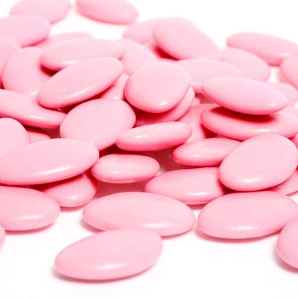dragées chocolar rose