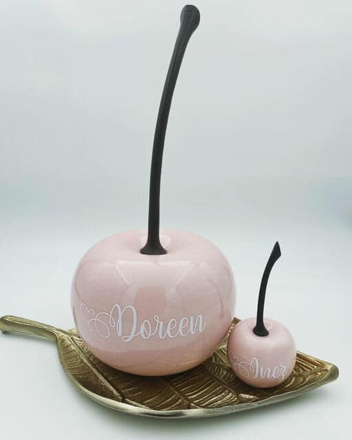 tirelire ceriserose poudré