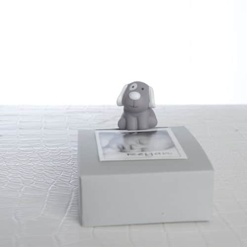 Porte clés Chien - Gris