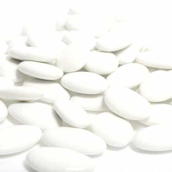 dragees chocolat pas cher coloris blanc