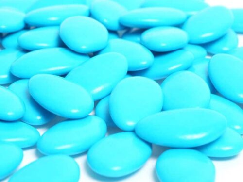 dragées turquoise