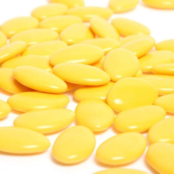 dragees chocolat jaune