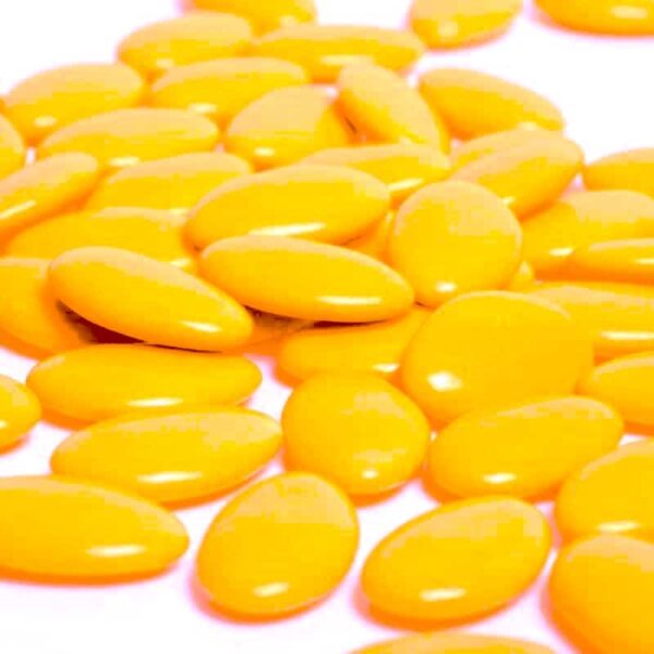 dragees-chocolat-mimosa dragees jaune moutarde