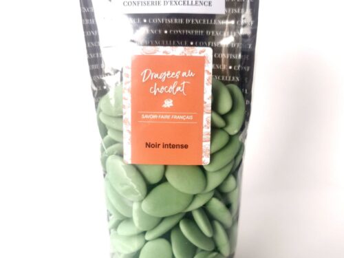 dragees chocolat noir intense vert eucalyptus