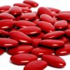 dragées rouge