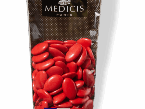 dragees chocolat rouge medicis
