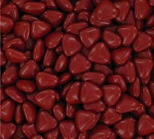 dragees coeur bordeaux