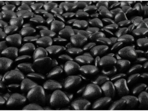 dragees coeur noir